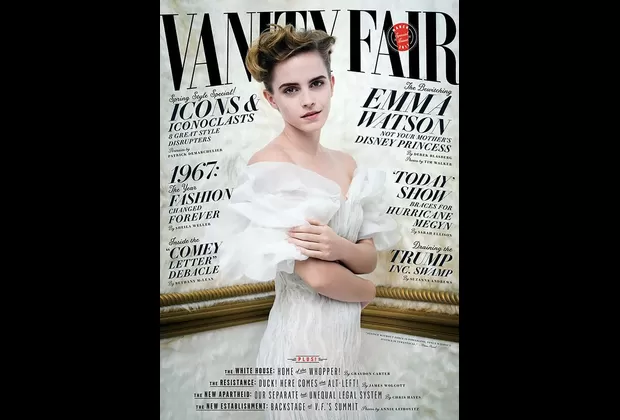 Emma Watson remeció Internet al posar en topless