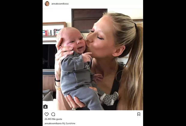 Anna Kournikova y su hija