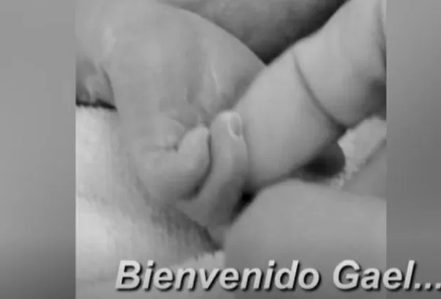 Ernesto Pimentel muestra la primera foto de su hijo Gael 