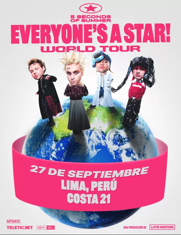 5 Seconds of Summer confirma concierto en Lima / Instagram 5 Seconds of Summer confirma concierto en Lima / Instagram
