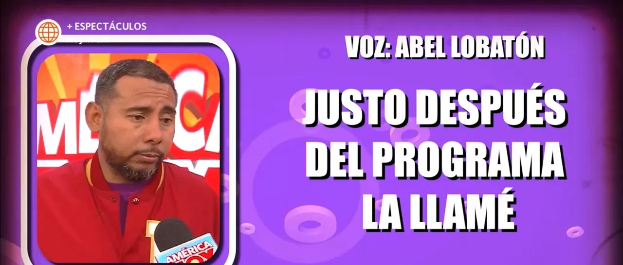 Declaraciones de Abel Lobatón / Fuente: América Hoy