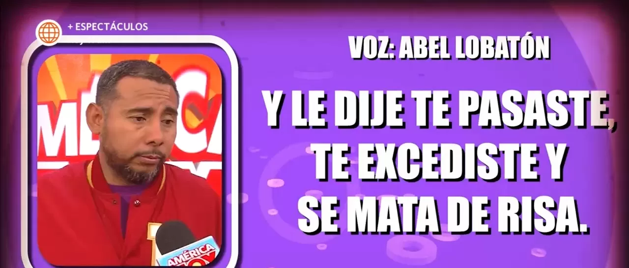 Abel Lobatón no tomó a mal lo dicho por su hija Samahara/ Foto: América Hoy