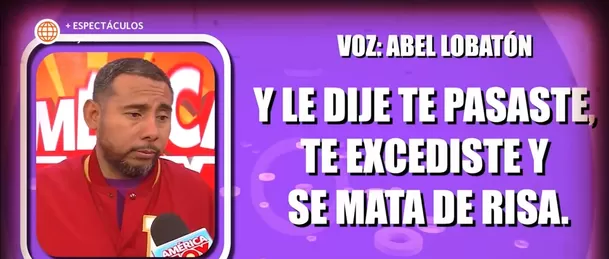 Abel Lobatón no tomó a mal lo dicho por su hija Samahara/ Foto: América Hoy