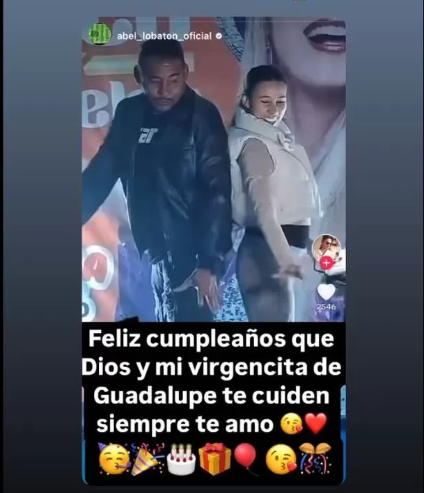 Saludo de Abel Lobatón a su hija Samahara por su cumpleaños/Foto: Instagram