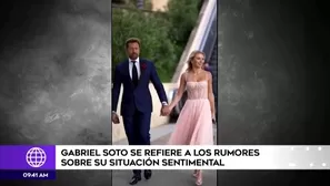 Gabriel Soto evitó hablar de su situación sentimental