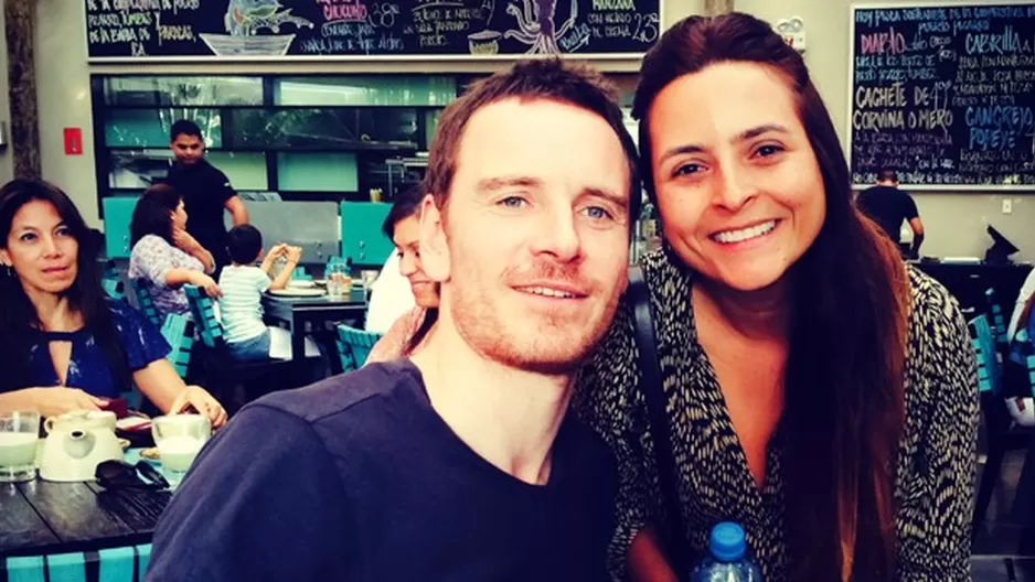 Actor Michael Fassbender estuvo por Lima