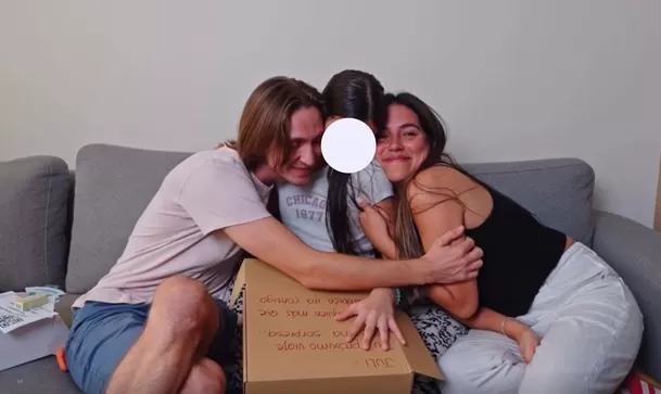 Julieta, la hija mayor de Sasha Kapsunov, protagonizó un emotivo video / Captura / Instagram