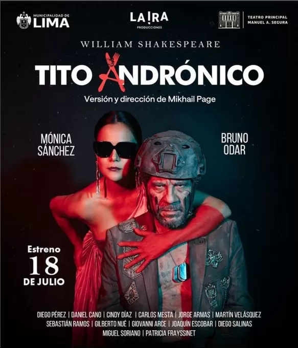 Mónica Sánchez volvió al teatro con la obra 'Tito Andrónico'/Foto: Instagram