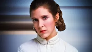 Carrie Fisher interpretando a Princesa Leia de Star Wars. Video: América Noticias