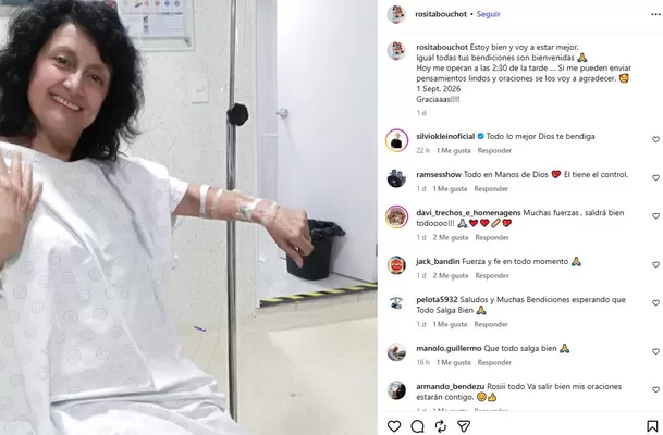 Actriz Rosita Bouchot, quien interpretó a Paty en 'El Chavo del 8', fue hospitalizada / IG: @rositabouchot Actriz Rosita Bouchot, quien interpretó a Paty en 'El Chavo del 8', fue hospitalizada / IG: @rositabouchot