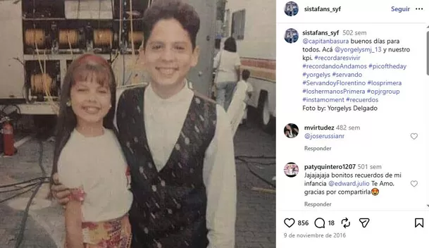 Yorgelis Delgado con Servando Primera en 'El Club de los Tigritos' / Instagram