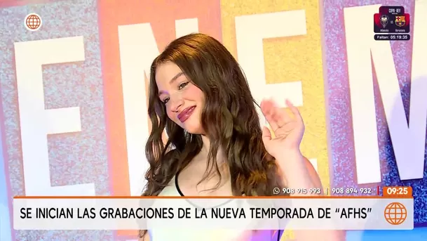 Adriana Campos Salazar habló sobre su próxima vuelta a Al fondo hay sitio y la expectativa del público. Foto: América TV Adriana Campos Salazar habló sobre su próxima vuelta a Al fondo hay sitio y la expectativa del público. Foto: América TV