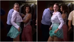 Adriana Campos Salazar enamoró a sus fanáticos con sensual huayno. Fuente: AméricaTV