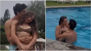 Adriana Campos Salazar impacta con sensual video junto a su novio en la piscina  / Instagram