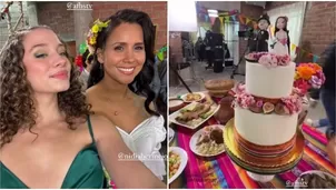 Así se vivió el detrás de cámaras de la boda de Don Gilberto y Olinda. Fuente: Instagram