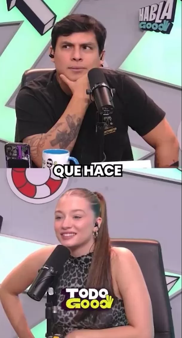 La popular Maripaz de 'Al fondo hay sitio' fue invitada al programa conducido por Víctor Caballero 'Curwen', el prometido de su hermana. Foto: TikTok