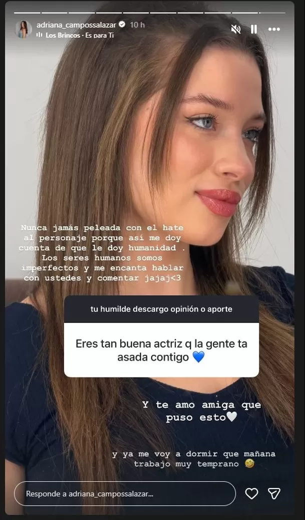 La actriz que interpreta a Maripaz sorprendió al referirse a las críticas que recibe por su personaje en ‘Al fondo hay sitio’ Foto: IG AFHS / @adriana_campossalazar La actriz que interpreta a Maripaz sorprendió al referirse a las críticas que recibe por su personaje en ‘Al fondo hay sitio’ Foto: IG AFHS / @adriana_campossalazar