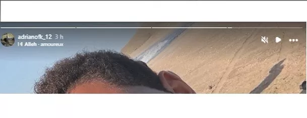 "Me enamoré": La romántica dedicatoria de Adriano a Hilary / IG: adrianofk_12 "Me enamoré": La romántica dedicatoria de Adriano a Hilary / IG: adrianofk_12