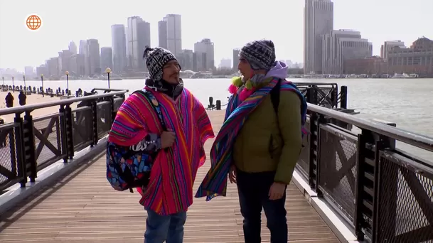 Joel y Jimmy en busca de Alessia. Foto: América TV Joel y Jimmy en busca de Alessia. Foto: América TV