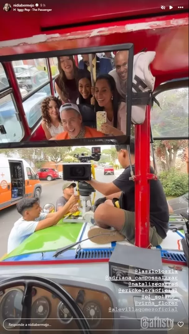 Nidia Bermejo muestra la intimidad de las grabaciones de 'Al fondo hay sitio / Instagram