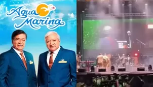 Luis y Manuel Quiroga, fundadores de Agua Marina, resultaron heridos luego del ataque contra la orquesta / Video: Facebook 