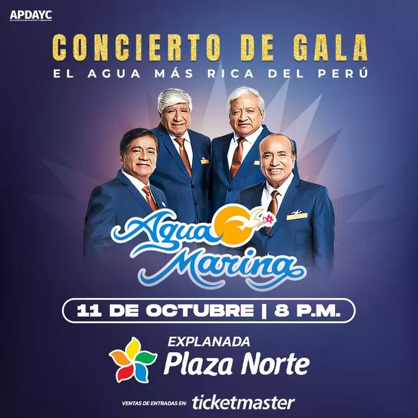 Concierto de 'Agua Marina' en la Explanada de Plaza Norte / Instagram Concierto de 'Agua Marina' en la Explanada de Plaza Norte / Instagram