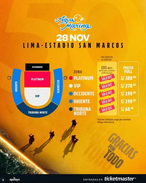 Agua Marina regresa a los escenarios para celebrar 50 años de trayectoria / Difusión
