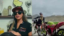 Aída Martínez recibe críticas por participar en campeonato de motociclismo pese a su delicado estado de salud /Fotos: Instagram/Video: Instagram