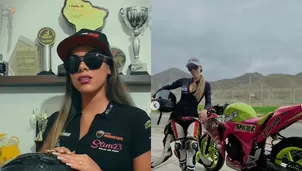 Aída Martínez recibe críticas por participar en campeonato de motociclismo pese a su delicado estado de salud /Fotos: Instagram/Video: Instagram