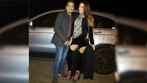 Aída Martínez celebró el cumpleaños de su pareja