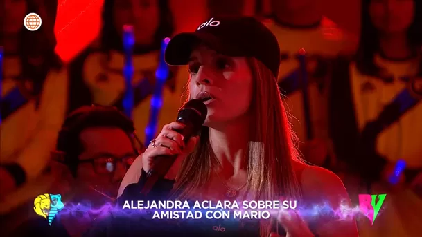 Alejandra respondió si seguía siendo amiga de Mario, por lo que Baigorria sorprendió con su respuesta. Fuente: América TV