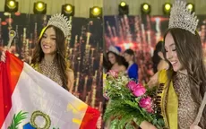 Ale Barnechea ganó concurso de Miss Teen Beauty Global 2022 - Noticias de fan-fest-2022