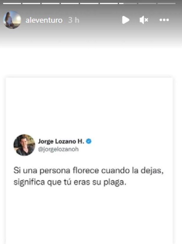 ¿Ale Venturo envió indirecta a Melissa Paredes?: “Si una persona florece cuando la dejas, tú eras su plaga”