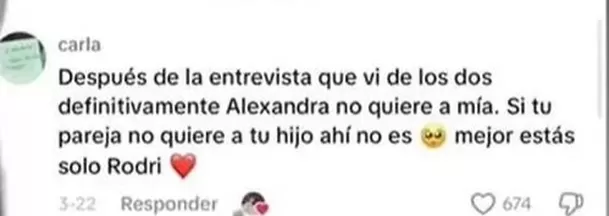 Rodrigo Cuba le da likes a comentarios en contra de Ale Venturo / TikTok Rodrigo Cuba le da likes a comentarios en contra de Ale Venturo / TikTok