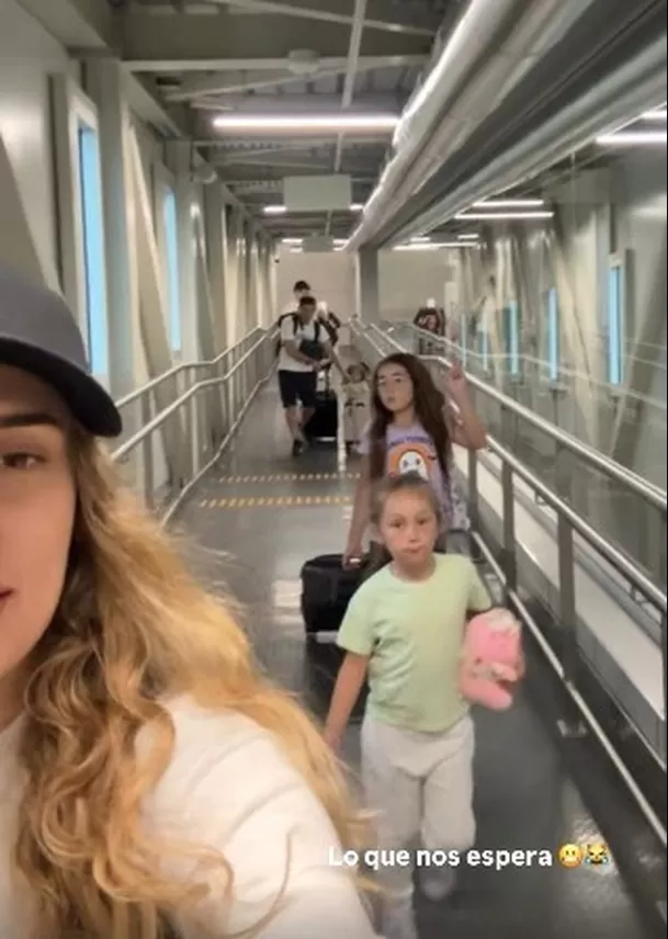 Ale Venturo se fue de viaje con la hija de Melissa Paredes / Instagram