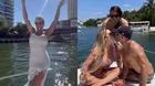 Alejandra Baigorria celebró sus 35 años en Miami junto a su suegra y Said Palao