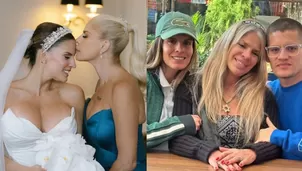 Verónica Alcalá fue agasajada por sus hijos Alejandra y Sergio Baigorria. Foto: Instagram