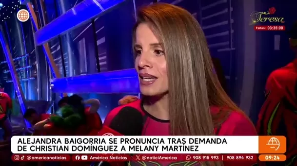 Alejandra Baigorria a favor de Camila Domínguez y Melanie Martínez tras demanda de Christian Domínguez Alejandra Baigorria a favor de Camila Domínguez y Melanie Martínez tras demanda de Christian Domínguez