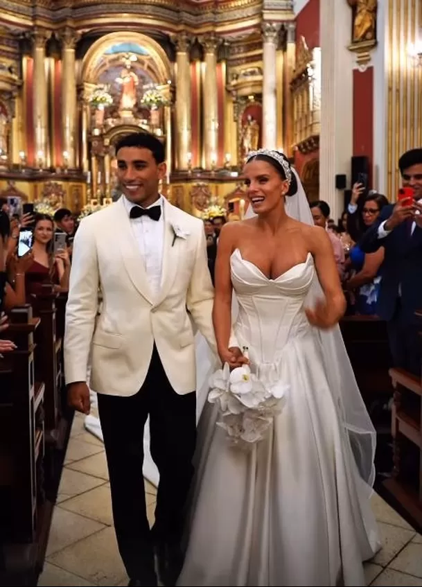 Alejandra Baigorria y Said Palao ya están casados / Captura