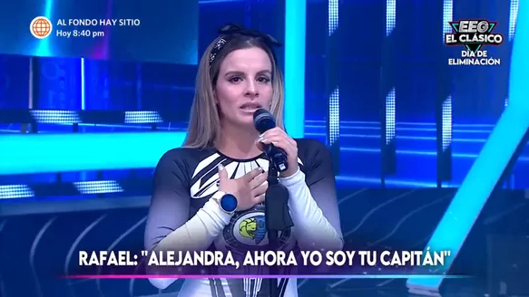 Alejandra Baigorria enfureció tras pasar a los combatientes por decisión de Rafael Cardozo. Fuente: AméricaTV