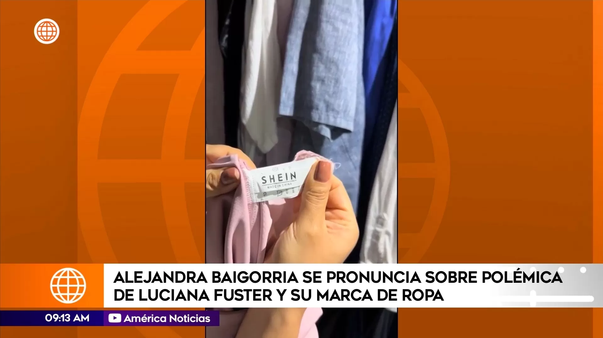 Usuaria encontró etiqueta de Shein en ropa de Luciana Fuster / TikTok