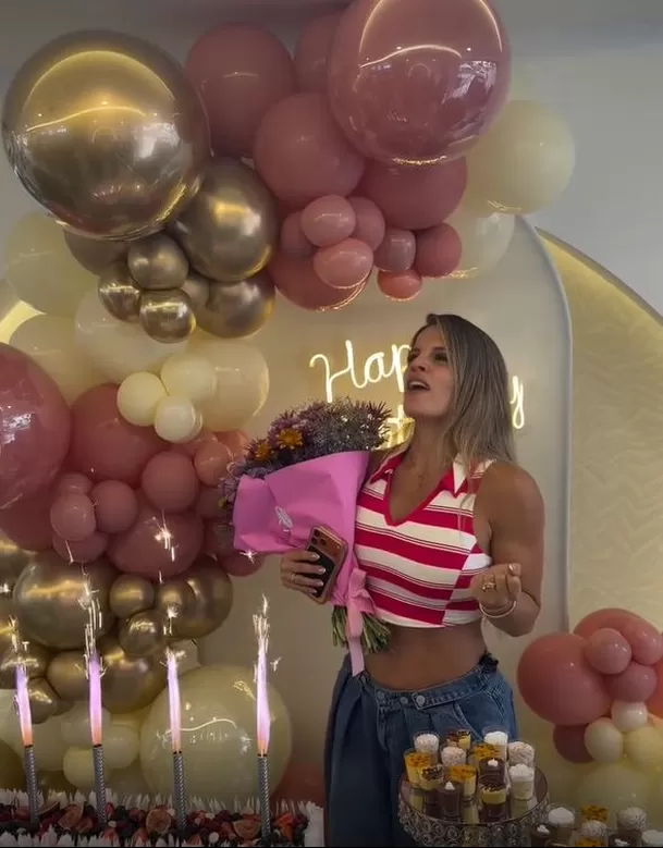 Alejandra Baigorria celebra sus 37 años y su singular deseo de cumpleaños hace reír a todos / IG: @saidpalao_fit