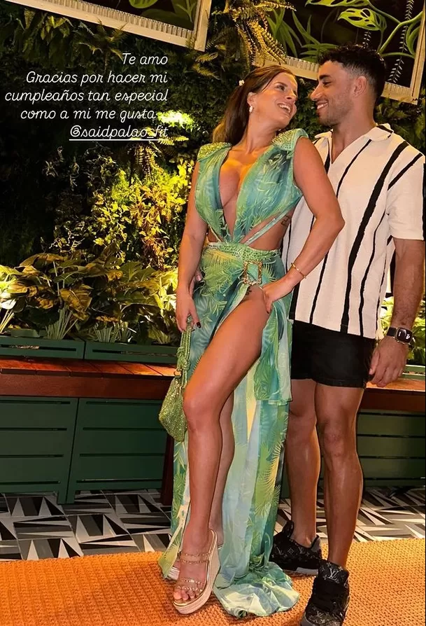 Mensaje de Alejandra Baigorria a su novio Said Palao/Foto: Instagram