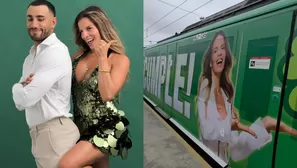 Alejandra Baigorria sorprendió a sus seguidores al mostrar que uno de los vagones de la Línea 1 del Metro de Lima fue completamente intervenido con la imagen de su marca, convirtiéndose en protagonista de una llamativa campaña publicitaria Video: Instagram @alejandrabaigorria