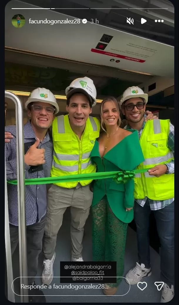 Alejandra Baigorria sorprendió a sus seguidores al mostrar que uno de los vagones de la Línea 1 del Metro de Lima fue completamente intervenido con la imagen de su marca, convirtiéndose en protagonista de una llamativa campaña publicitaria Video: Instagram @alejandrabaigorria Alejandra Baigorria sorprendió a sus seguidores al mostrar que uno de los vagones de la Línea 1 del Metro de Lima fue completamente intervenido con la imagen de su marca, convirtiéndose en protagonista de una llamativa campaña publicitaria Video: Instagram @alejandrabaigorria