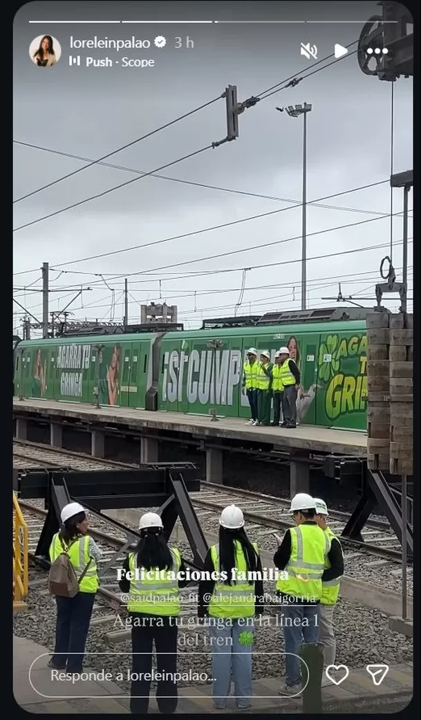 Alejandra Baigorria sorprendió a sus seguidores al mostrar que uno de los vagones de la Línea 1 del Metro de Lima fue completamente intervenido con la imagen de su marca, convirtiéndose en protagonista de una llamativa campaña publicitaria Video: Instagram @alejandrabaigorria Alejandra Baigorria sorprendió a sus seguidores al mostrar que uno de los vagones de la Línea 1 del Metro de Lima fue completamente intervenido con la imagen de su marca, convirtiéndose en protagonista de una llamativa campaña publicitaria Video: Instagram @alejandrabaigorria