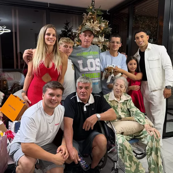 La familia de Alejandra Baigorria en Navidad / Instagram