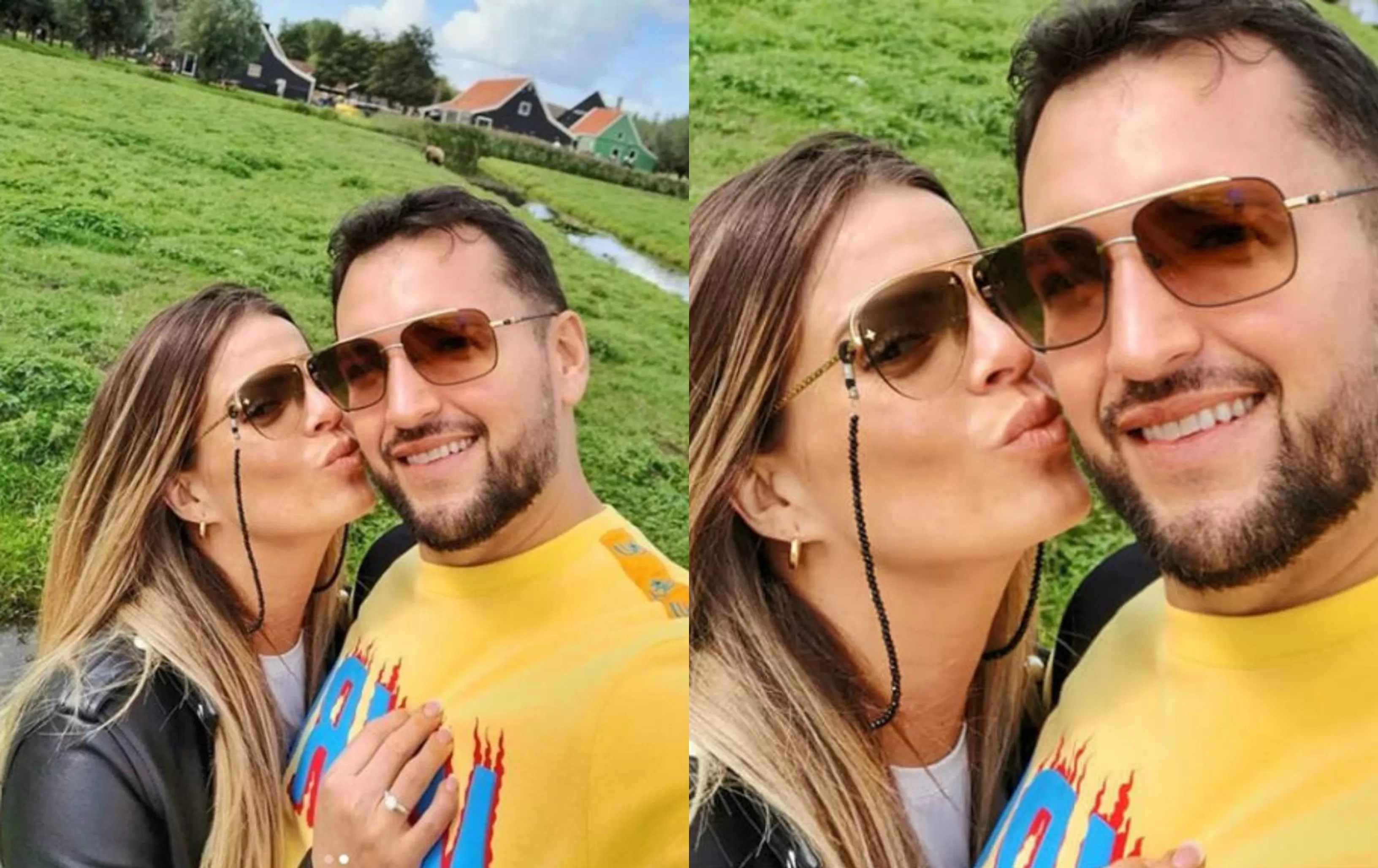 Alejandra Baigorria se comprometió con Arturo Caballero en 2019 / Instagram