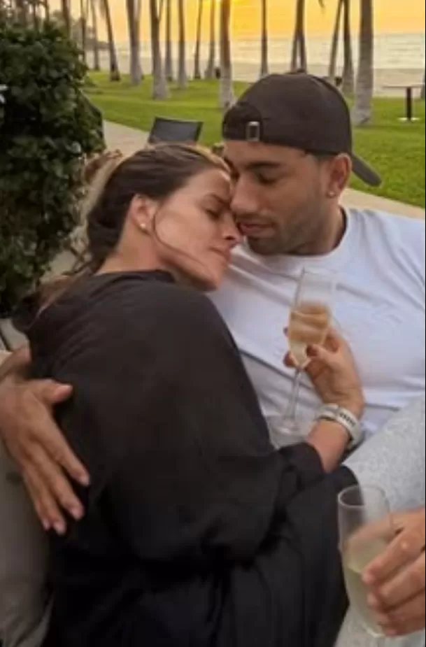 Said Palao y Alejandra Baigorria cumplen su primer año de casados en abril. Foto: Instagram