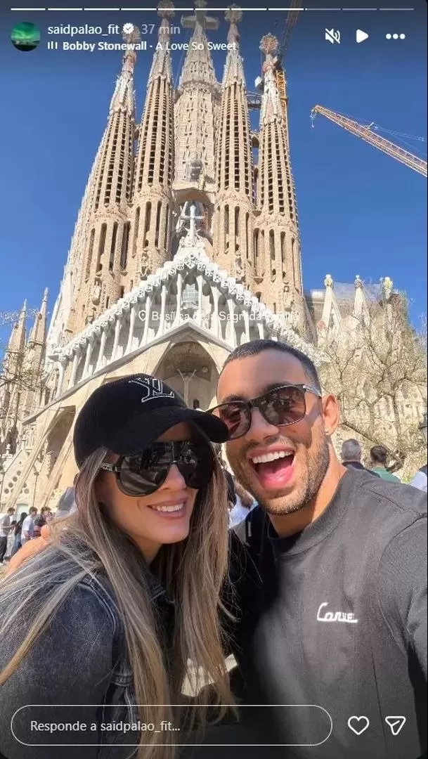 Desde España, Said Palao confirmó su reconciliación con Alejandra Baigorria. Foto: Instagram